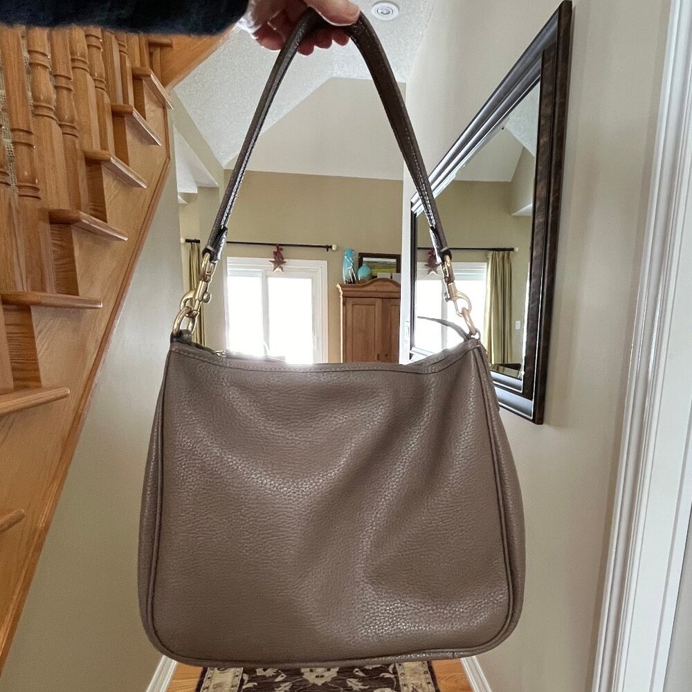 Coach Cary Shoulder Bag - Dark Stone
